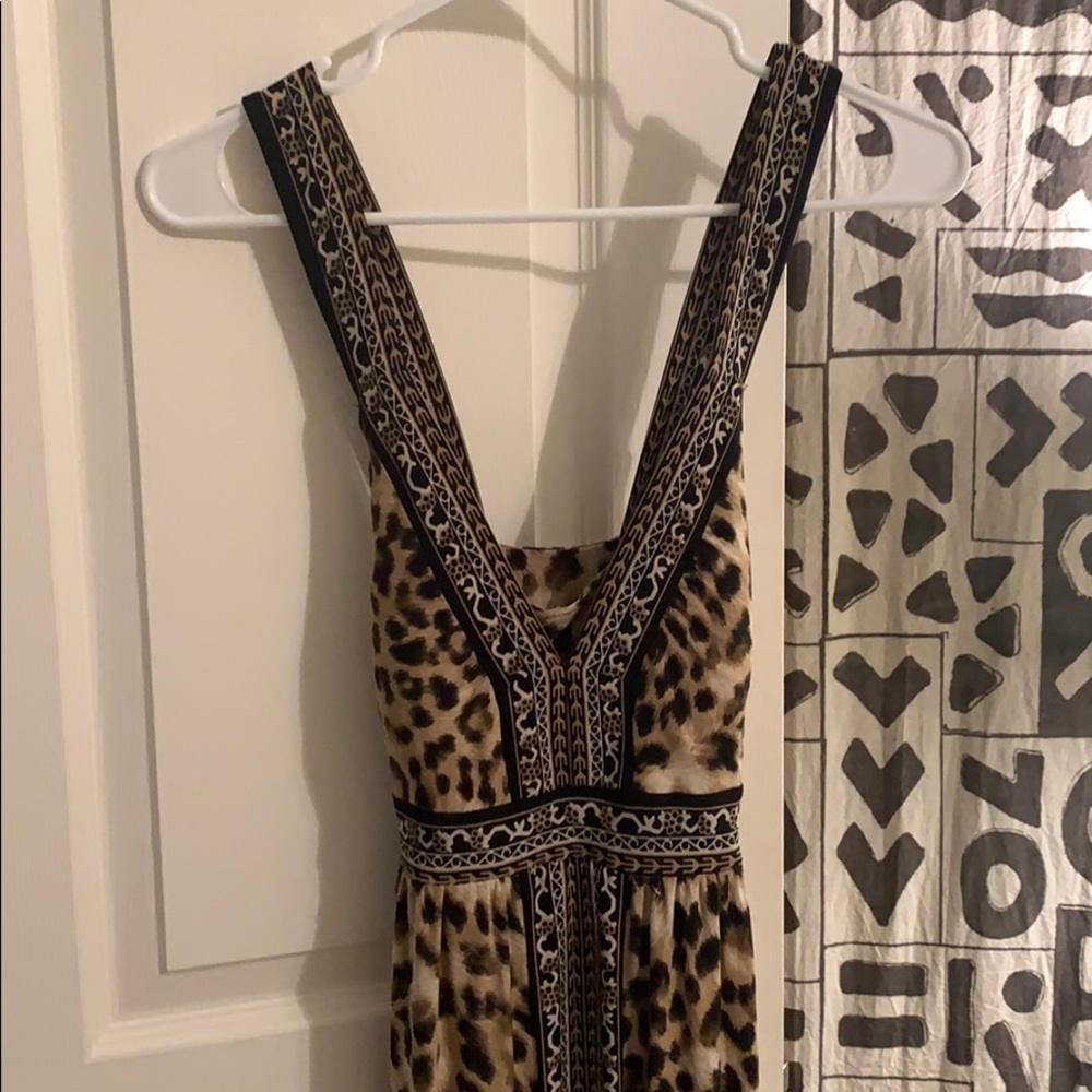 Cheetah maxi dress